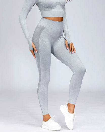 Leggings senza cuciture Serenity - Grigio