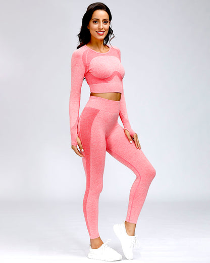 Leggings senza cuciture Serenity - Rosa