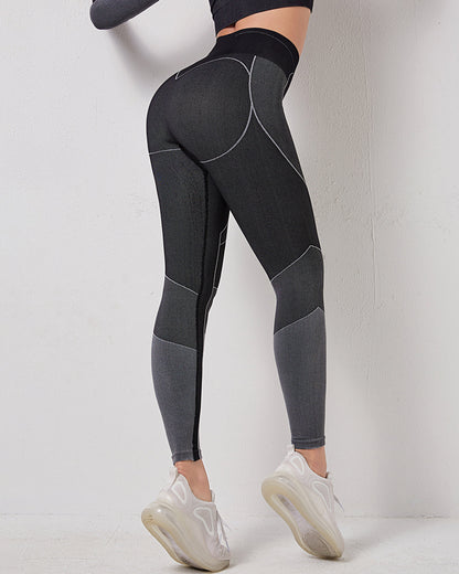 Stealth Crew Seamless Leggings - Black