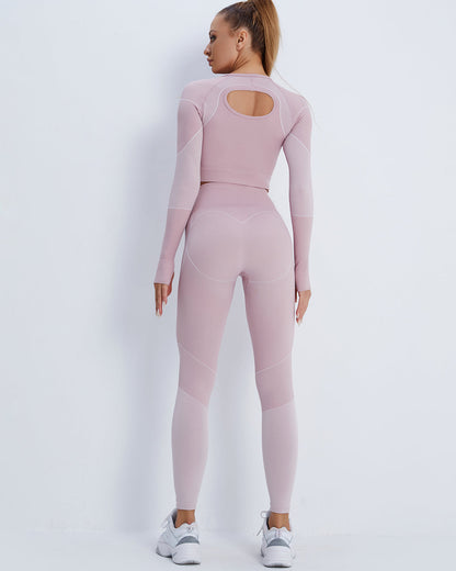 Leggings senza cuciture Stealth Crew - Rosa