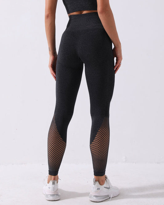 Leggings senza cuciture Terra - Nero