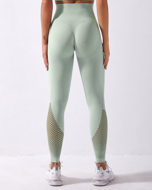 Leggings senza cuciture Terra - Verde chiaro