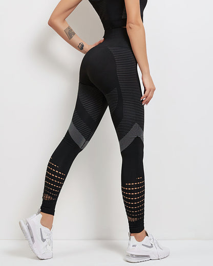 Leggings senza cuciture Tribeca - Nero
