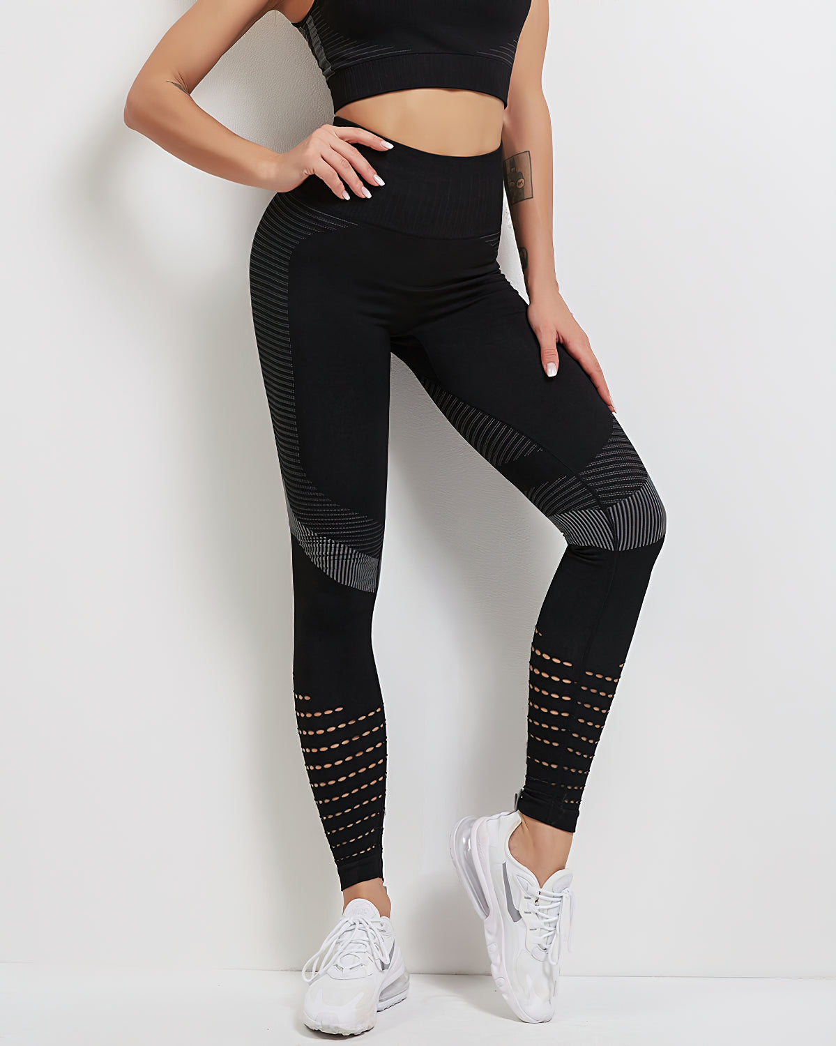 Leggings senza cuciture Tribeca - Nero