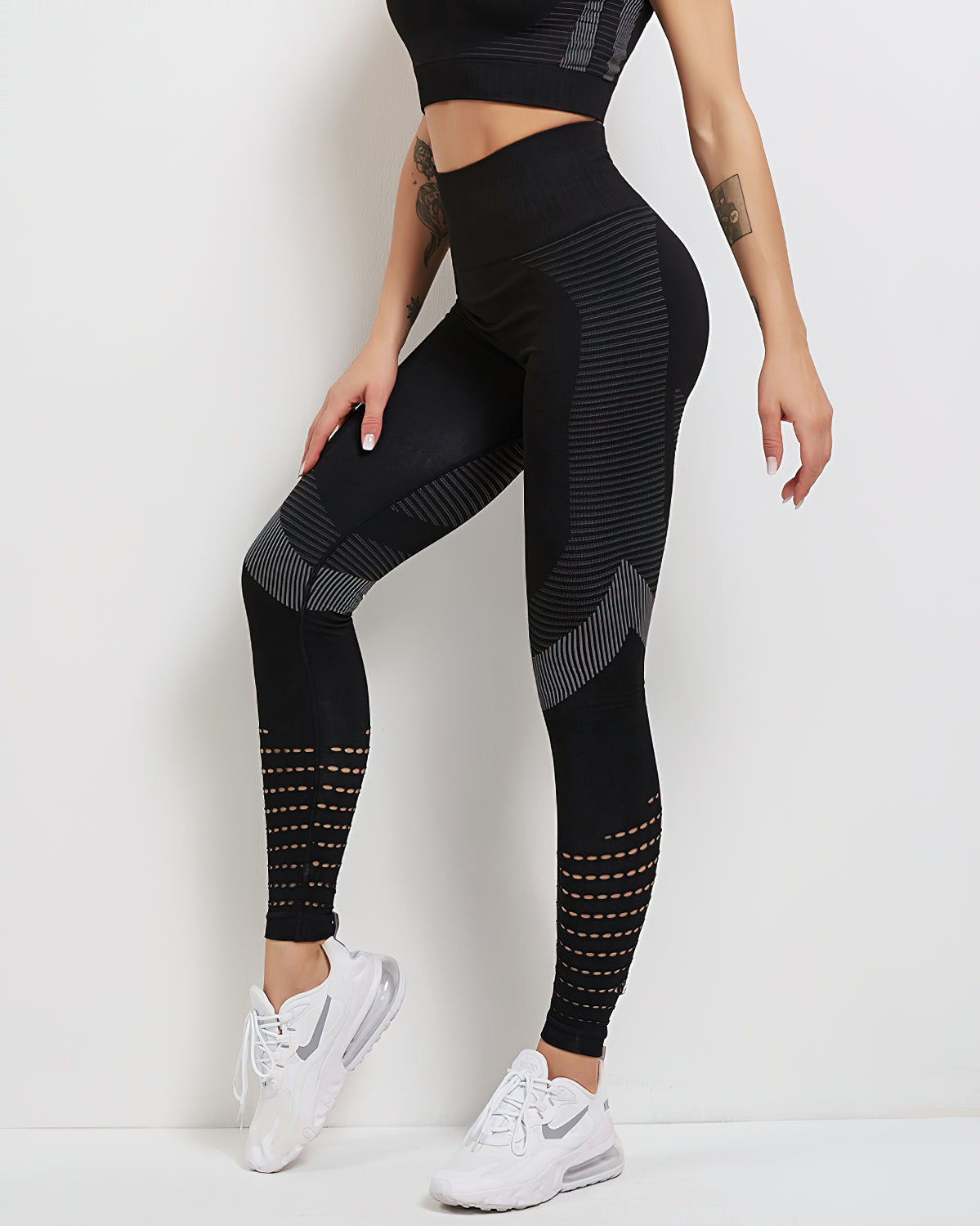 Leggings senza cuciture Tribeca - Nero