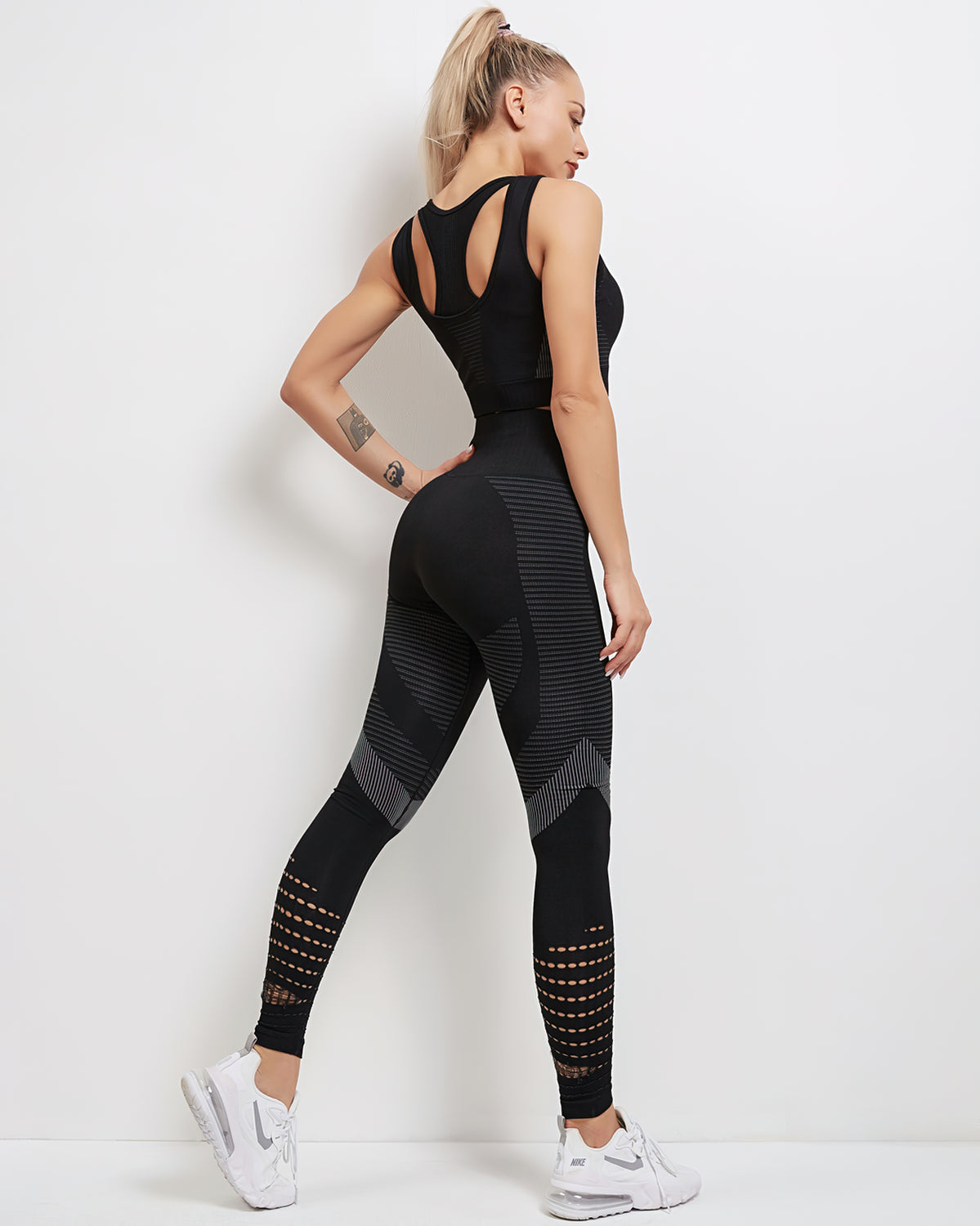 Leggings senza cuciture Tribeca - Nero
