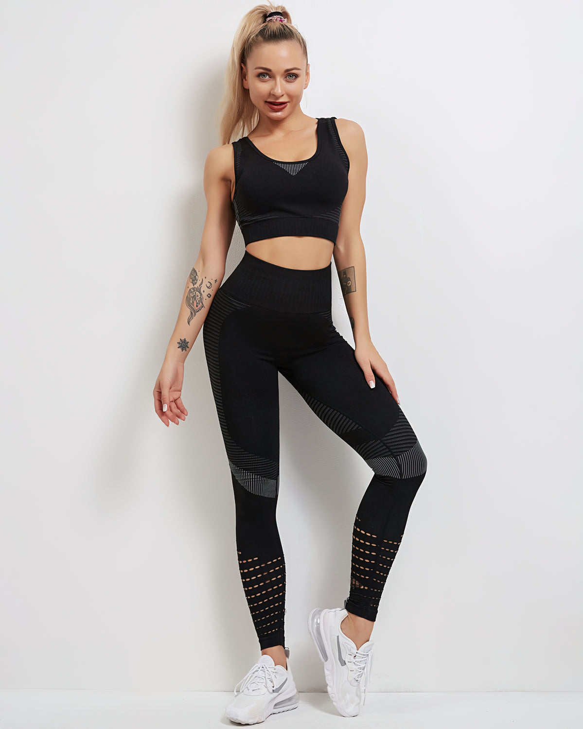 Leggings senza cuciture Tribeca - Nero