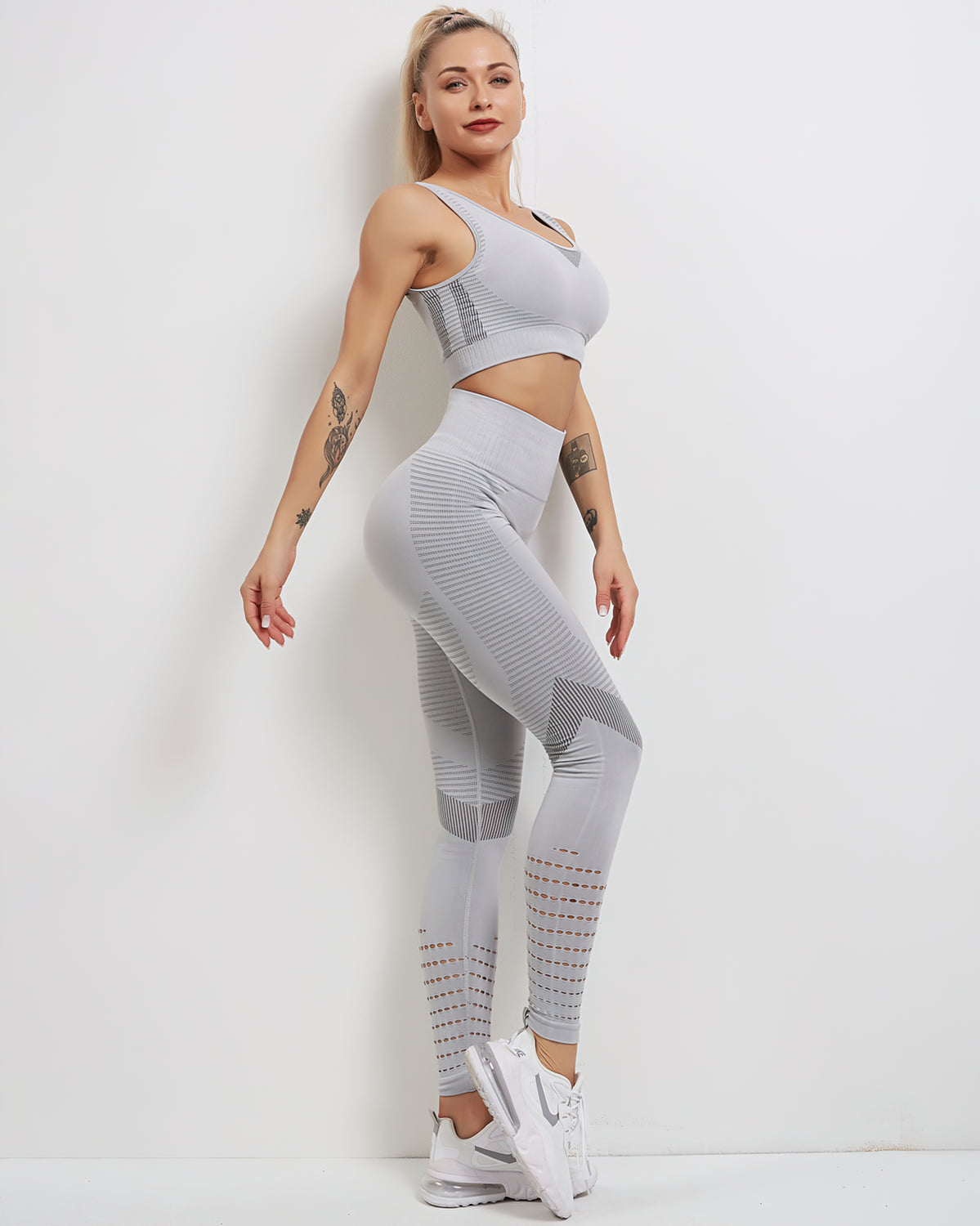 Leggings senza cuciture Tribeca - Grigio