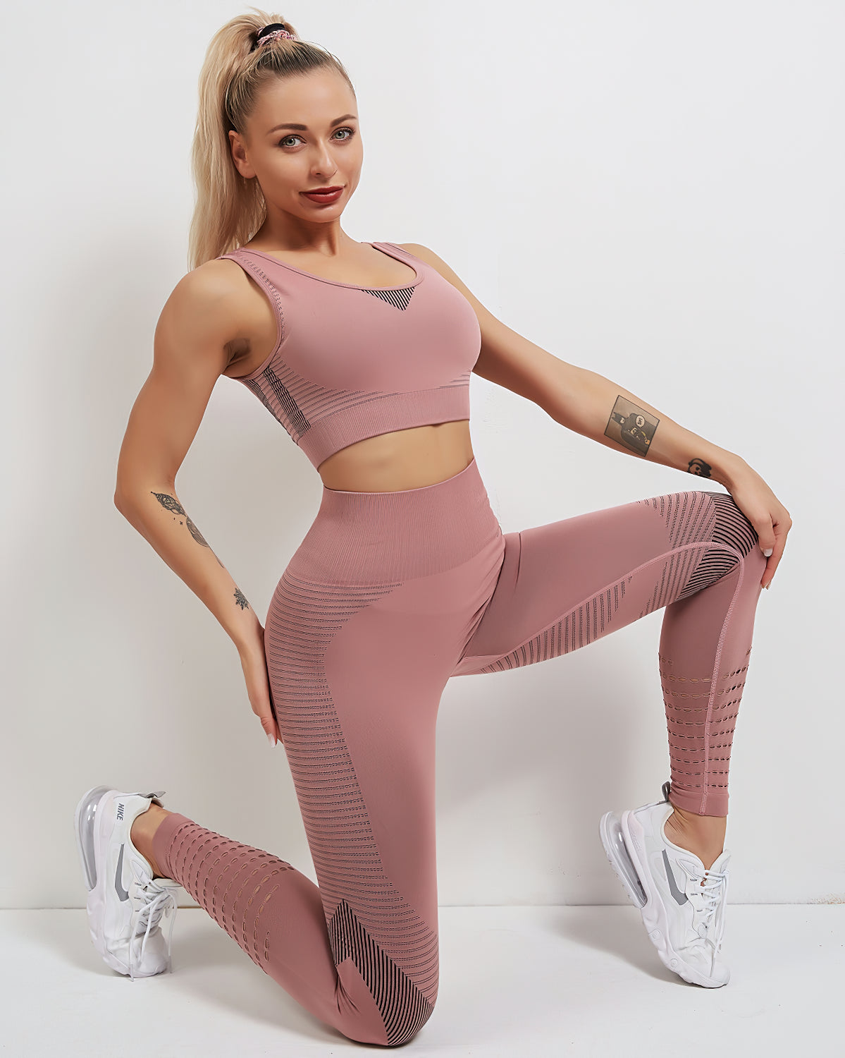 Leggings senza cuciture Tribeca - Rosa