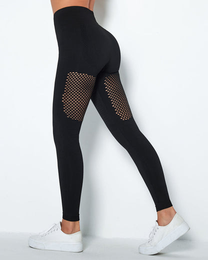 Leggings senza cuciture Vitality - Nero