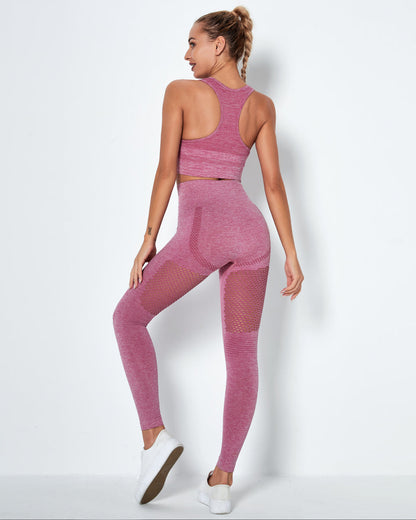 Leggings senza cuciture Vitality - Rosso