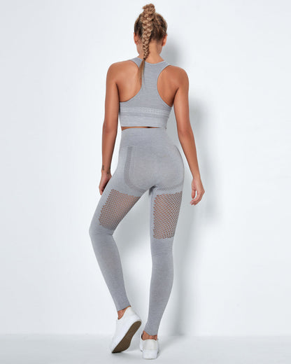 Leggings senza cuciture Vitality - Grigio chiaro
