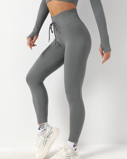 Leggings senza cuciture Wella - Grigio