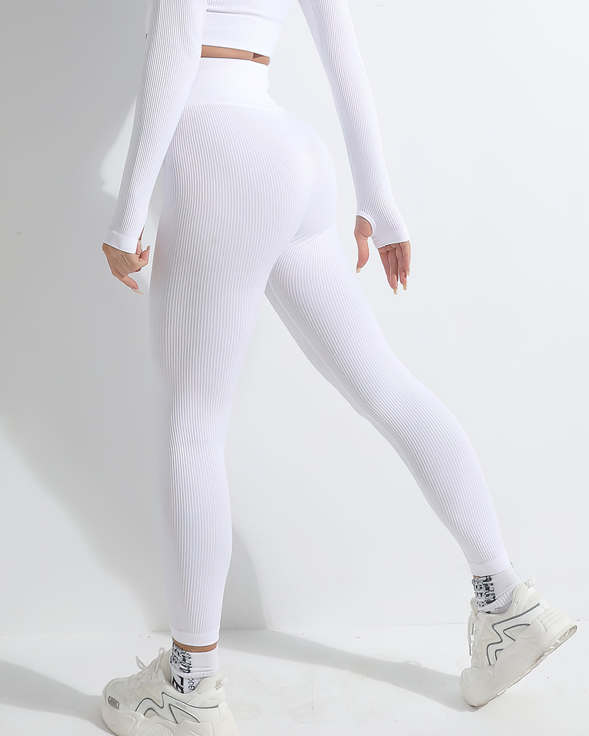 Leggings senza cuciture Wella - Bianco