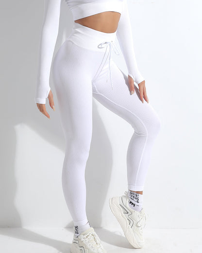 Leggings senza cuciture Wella - Bianco