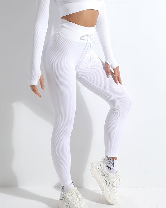 Leggings senza cuciture Wella - Bianco
