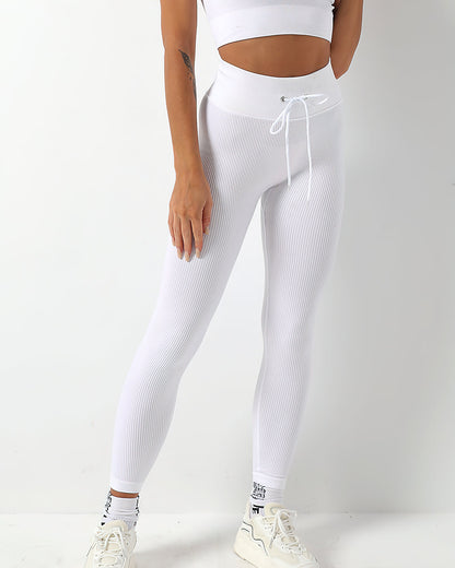 Leggings senza cuciture Wella - Bianco