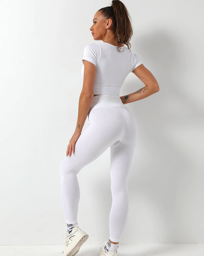 Leggings senza cuciture Wella - Bianco