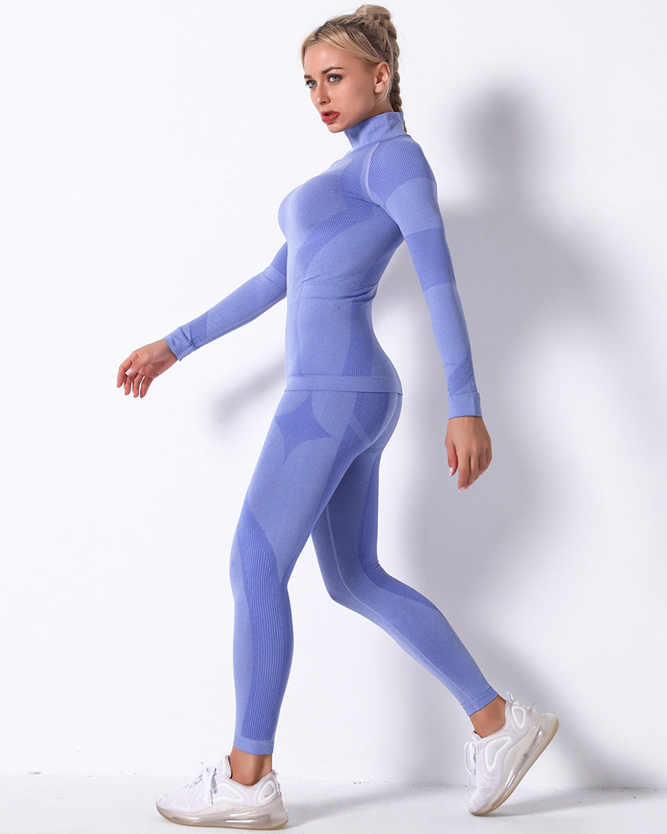 Leggings senza cuciture Wilder - Blu