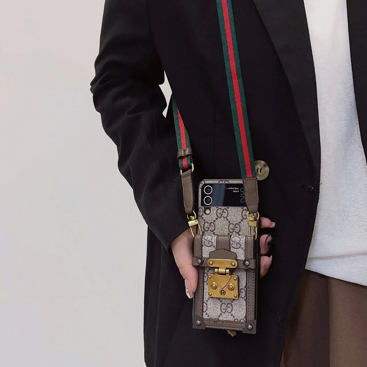 Retro Lock Kartenhalter Galaxy Case für Samsung