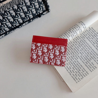 Porta carte in pelle alla moda