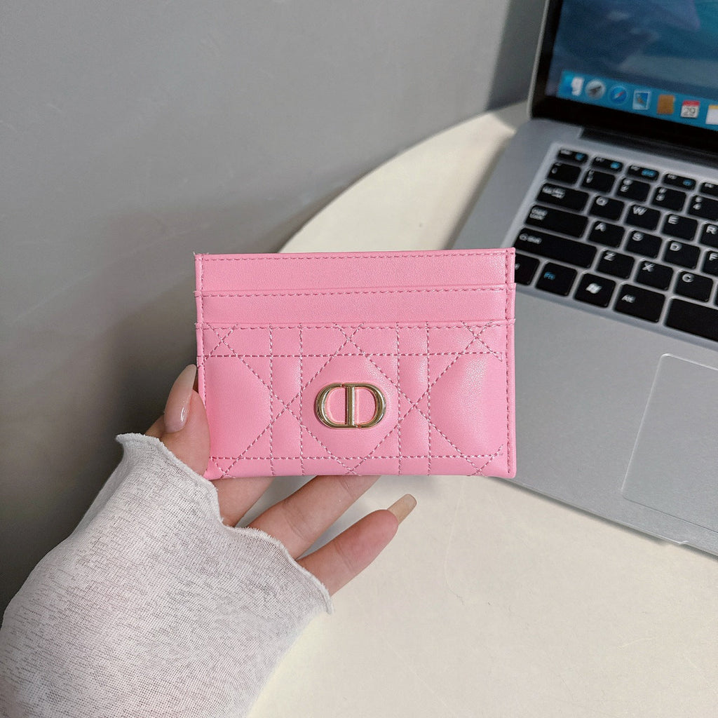 Embossed Leather Card Holder