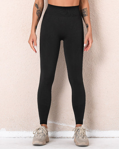Leggings senza cuciture Xoco Hyperflex - Nero
