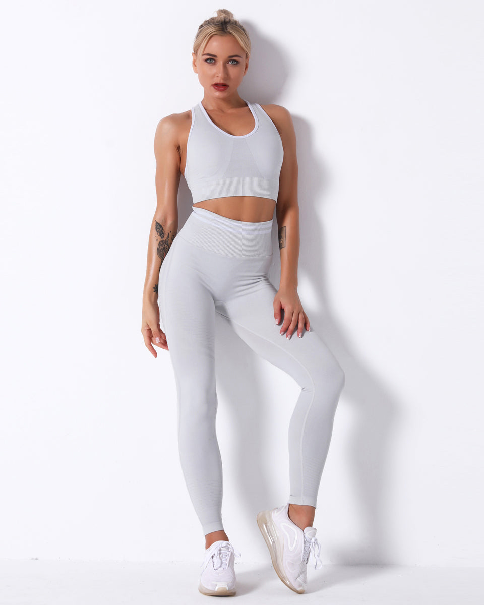 Leggings a vita alta Zephyr - Grigio chiaro