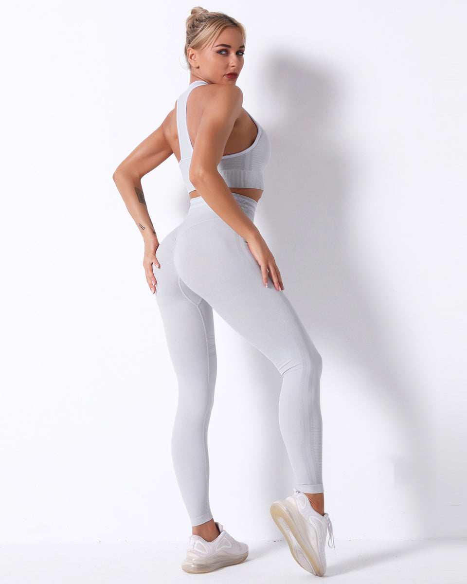 Leggings a vita alta Zephyr - Grigio chiaro